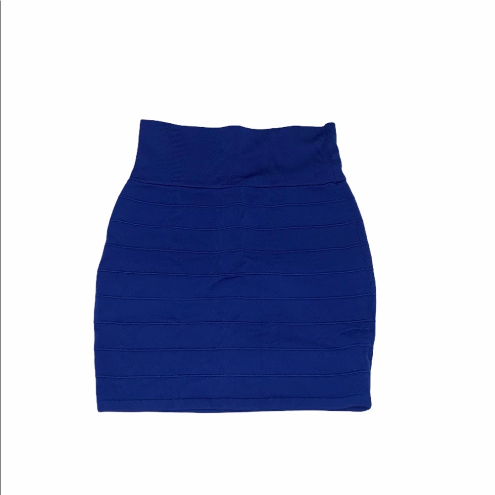 Blue miniskirt, size L